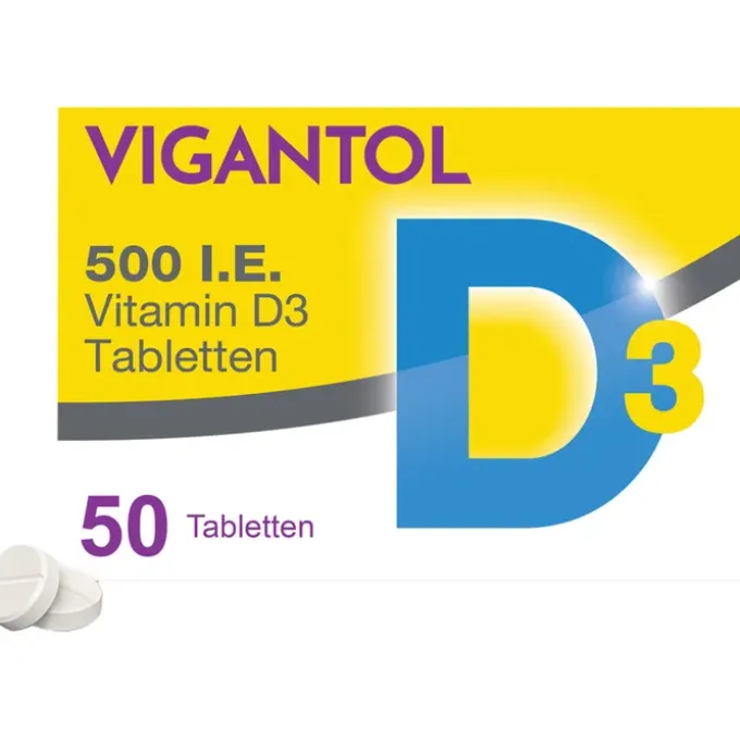 VIGANTOL 500 I.E. Vitamin D3 Tabletten 50 St