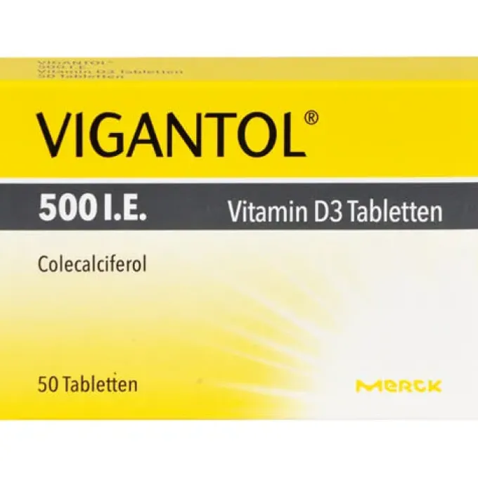 VIGANTOL 500 I.E. Vitamin D3 Tabletten 50 St
