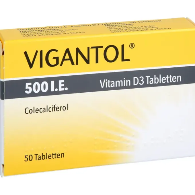 VIGANTOL 500 I.E. Vitamin D3 Tabletten 50 St