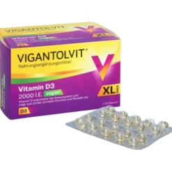 VIGANTOLVIT 2000 I.E. Vitamin D3 vegan Weichkaps. 120 Stück