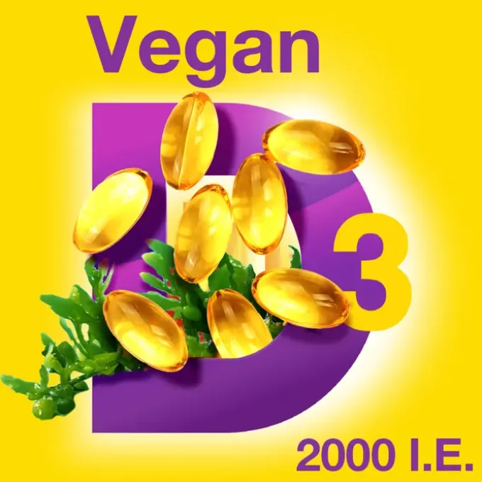 VIGANTOLVIT 2000 I.E. Vitamin D3 vegan Weichkaps. 120 Stück