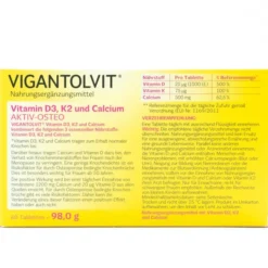 VIGANTOLVIT Vitamin D3 K2 Calcium Filmtabletten Set 2x 60St
