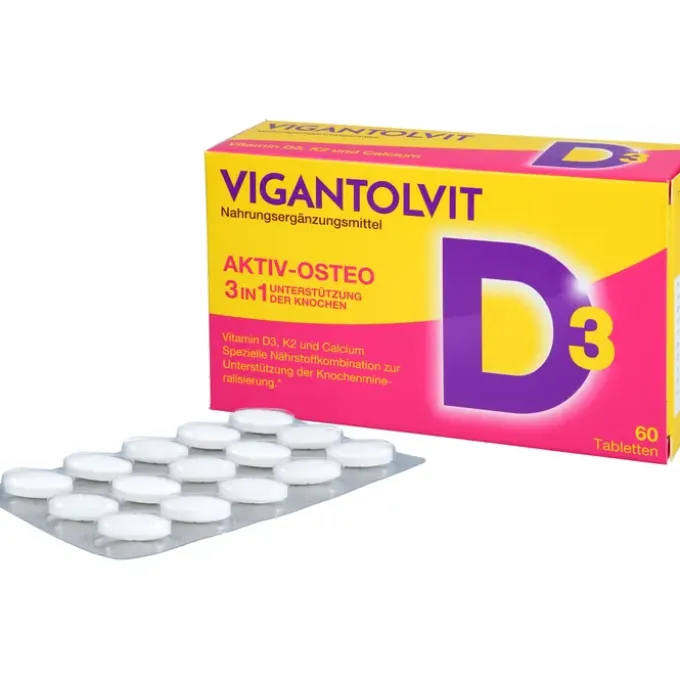VIGANTOLVIT Vitamin D3 K2 Calcium Filmtabletten 60 Stück