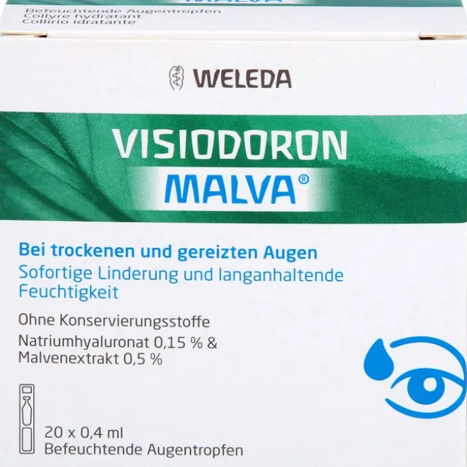 VISIODORON Malva Augentropfen in Einzeldosispipet. 8 ml
