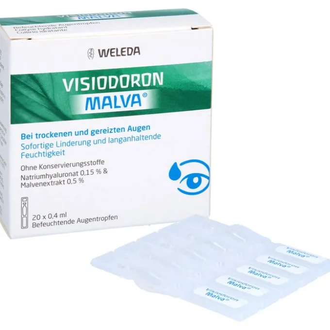 VISIODORON Malva Augentropfen in Einzeldosispipet. 8 ml