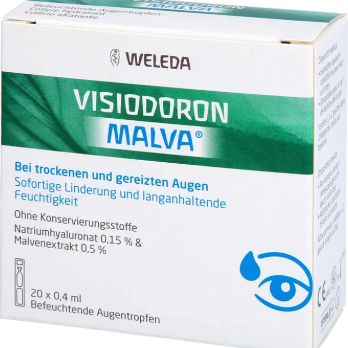 VISIODORON Malva Augentropfen in Einzeldosispipet. 8 ml