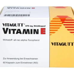 VITAGUTT Vitamin E 1000 Weichkapseln 60 St