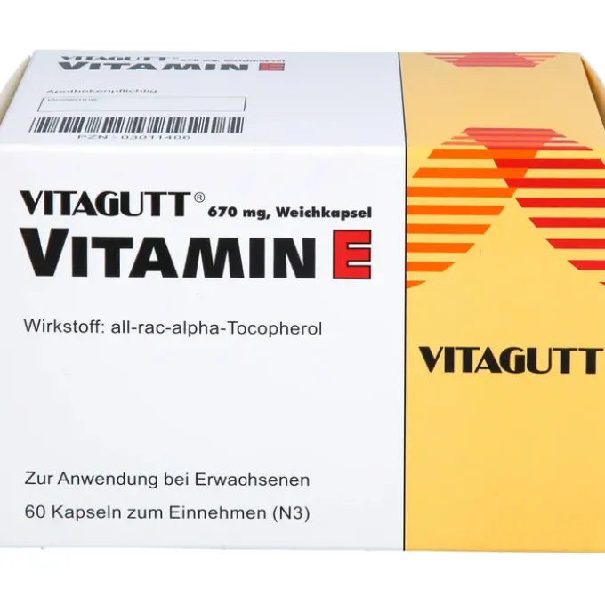 VITAGUTT Vitamin E 1000 Weichkapseln 60 St
