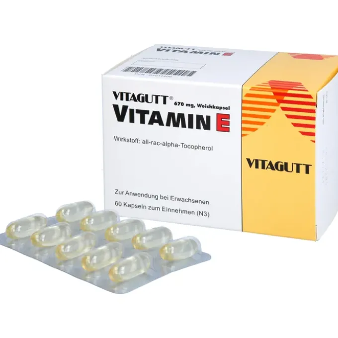 VITAGUTT Vitamin E 1000 Weichkapseln 60 St