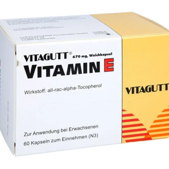 VITAGUTT Vitamin E 1000 Weichkapseln 60 St