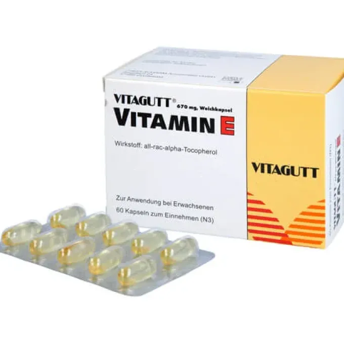 VITAGUTT Vitamin E 1000 Weichkapseln 60 St
