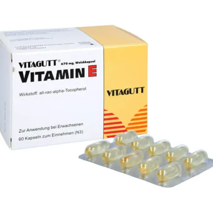 VITAGUTT Vitamin E 1000 Weichkapseln 60 St
