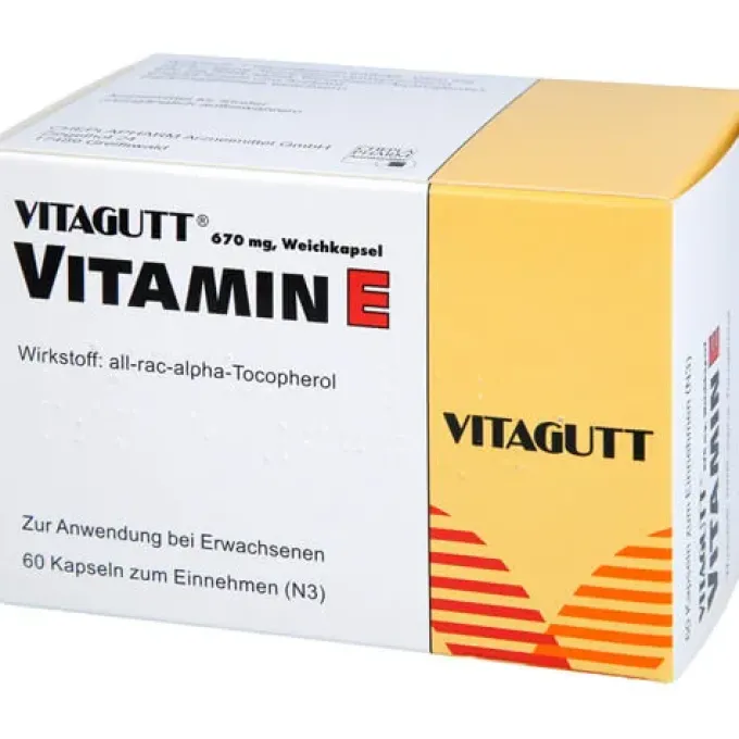 VITAGUTT Vitamin E 1000 Weichkapseln 60 St