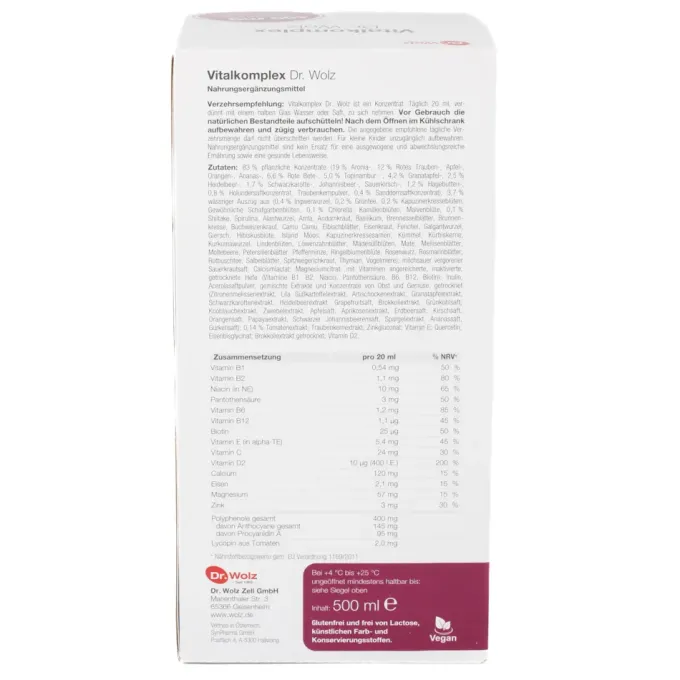 VITALKOMPLEX Dr.Wolz 500 ml
