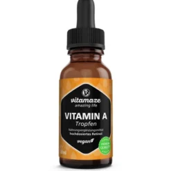 VITAMIN A 500 μg hochdosiert vegan Tropfen 50 ml