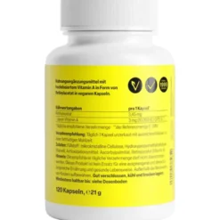 VITAMIN A 10.000 I.E. Retinylacetat Kps.ZeinPharma 120 Stück