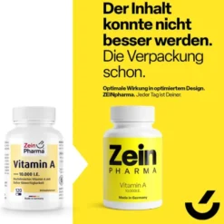 VITAMIN A 10.000 I.E. Retinylacetat Kps.ZeinPharma 120 Stück