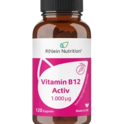 VITAMIN B12 ACTIV 1000 μg hochdosiert+vegan Kaps. 120 Stück  à 0,27 g