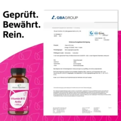 VITAMIN B12 ACTIV 1000 μg hochdosiert+vegan Kaps. 120 Stück  à 0,27 g