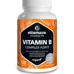 VITAMIN B COMPLEX extra hochdosiert vegan Tabl. 120 Stück