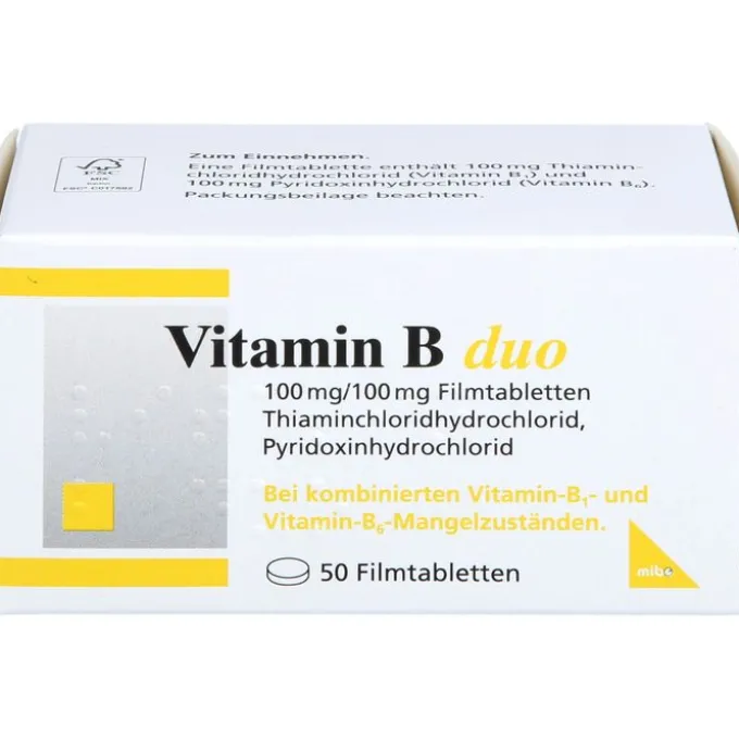 VITAMIN B DUO Filmtabletten 50 St