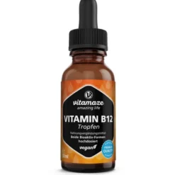 VITAMIN B12 100 μg hochdosiert vegan Tropfen 50 ml