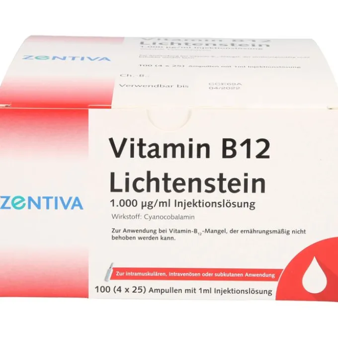 VITAMIN B12 1.000 μg Lichtenstein Ampullen 100 ml