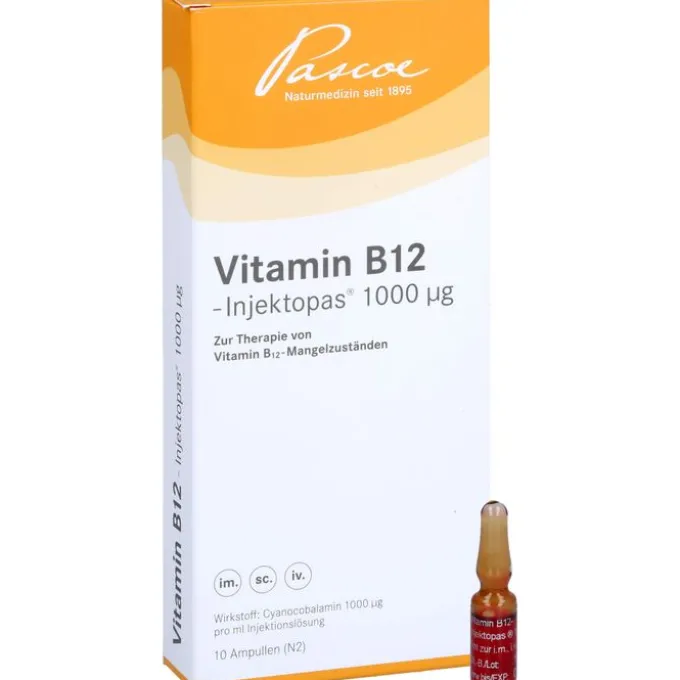 VITAMIN B12 INJEKTOPAS 1.000 μg Injektionslsg. 10X1 ml