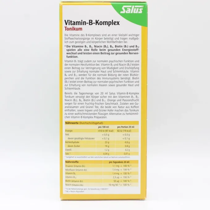 VITAMIN B KOMPLEX Tonikum Salus 250 ml