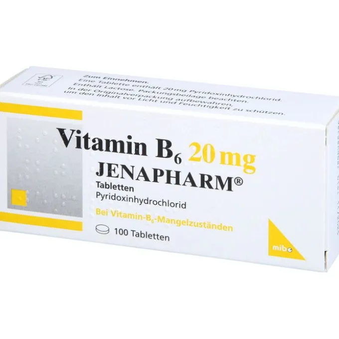 VITAMIN B6 20 mg Jenapharm Tabletten 100 St
