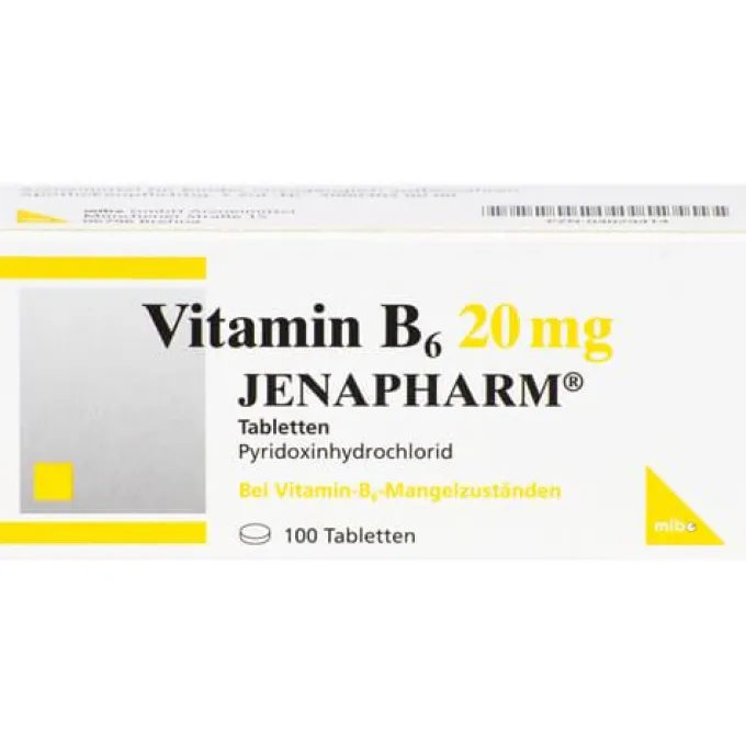 VITAMIN B6 20 mg Jenapharm Tabletten 100 St