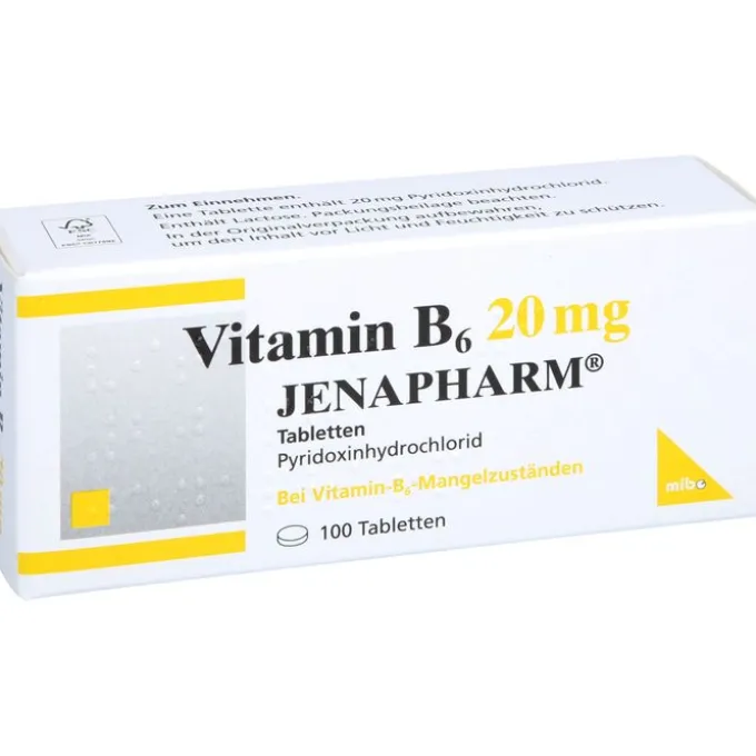 VITAMIN B6 20 mg Jenapharm Tabletten 100 St