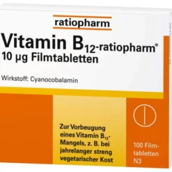 VITAMIN B12-RATIOPHARM 10 μg Filmtabletten 100 St