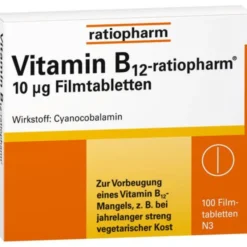VITAMIN B12-RATIOPHARM 10 μg Filmtabletten 100 St