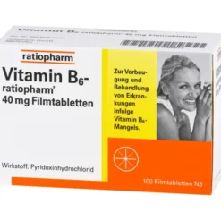 VITAMIN B6-RATIOPHARM 40 mg Filmtabletten 100 St