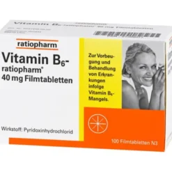 VITAMIN B6-RATIOPHARM 40 mg Filmtabletten 100 St