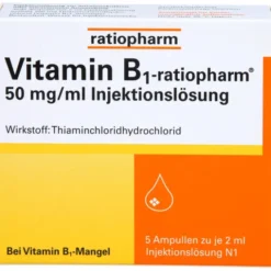 VITAMIN B1-RATIOPHARM 50 mg/ml Inj.Lsg.Ampullen 10 ml