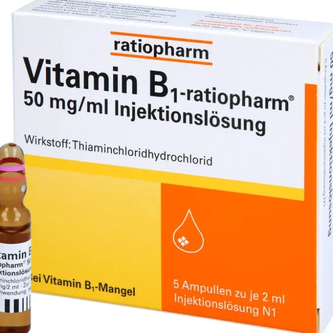 VITAMIN B1-RATIOPHARM 50 mg/ml Inj.Lsg.Ampullen 10 ml