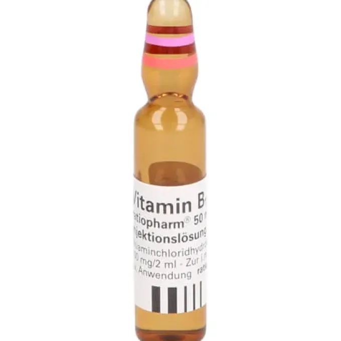 VITAMIN B1-RATIOPHARM 50 mg/ml Inj.Lsg.Ampullen 10 ml