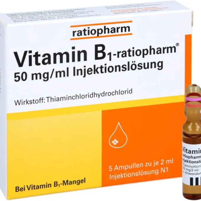 VITAMIN B1-RATIOPHARM 50 mg/ml Inj.Lsg.Ampullen 10 ml