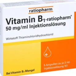 VITAMIN B1-RATIOPHARM 50 mg/ml Inj.Lsg.Ampullen 10 ml