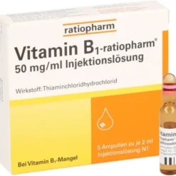 VITAMIN B1-RATIOPHARM 50 mg/ml Inj.Lsg.Ampullen 10 ml