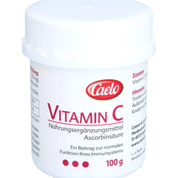 VITAMIN C ASCORBINSÄURE Caelo HV-Packung 100 g