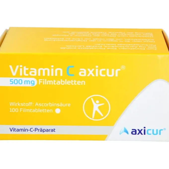 VITAMIN C AXICUR 500 mg Filmtabletten 100 St