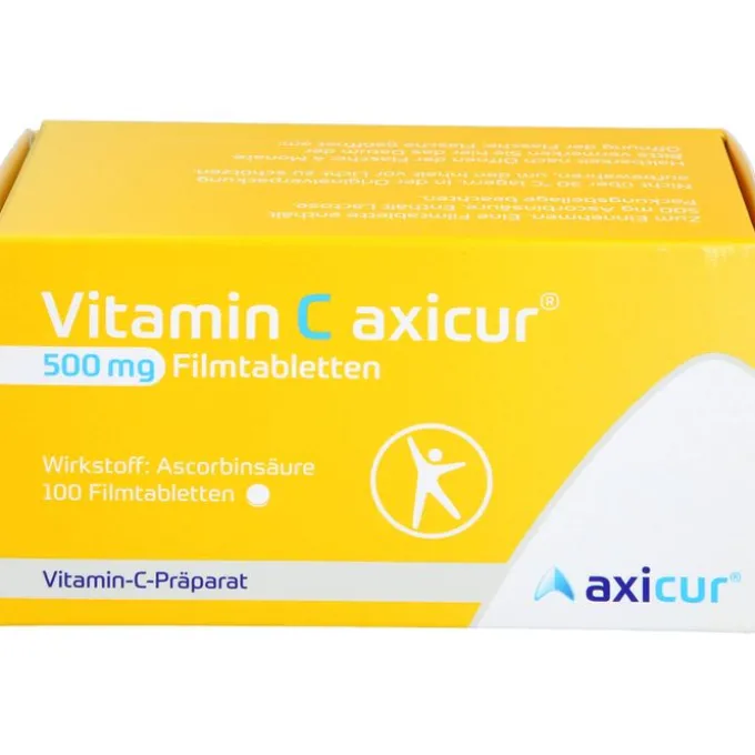 VITAMIN C AXICUR 500 mg Filmtabletten 100 St