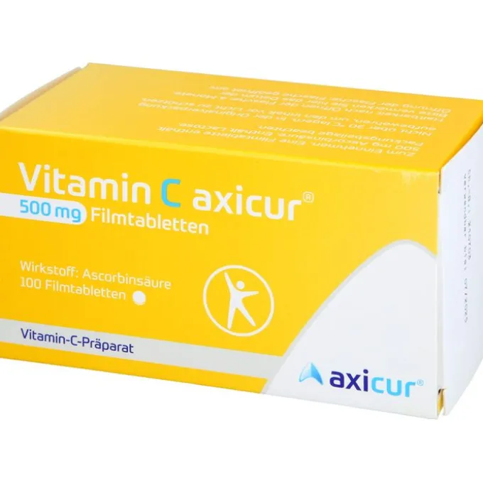 VITAMIN C AXICUR 500 mg Filmtabletten 100 St