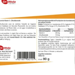 VITAMIN C+BIOFLAVONOIDE Dr.Wolz Pulver 90 g