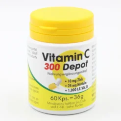 VITAMIN C 300 Depot+Zink+Histidin+D Kapseln 60 Stück
