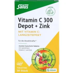 VITAMIN C 300 Depot+Zink Tabletten Salus 30 Stück