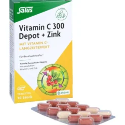 VITAMIN C 300 Depot+Zink Tabletten Salus 30 Stück